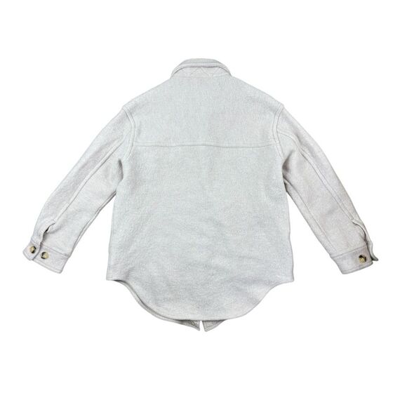 Aritzia The Ganna shirt jacket in Heather bone - Picture 9 of 13
